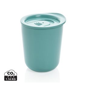 Simplistic antimicrobial coffee tumbler green