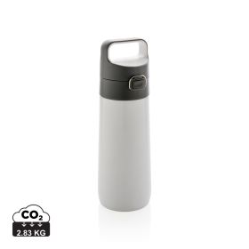 Hydrate leak proof lockable vacuum bottle White
