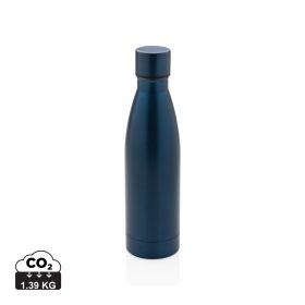 RCS Recycled stainless steel solid vacuum bottle Navy Blue
