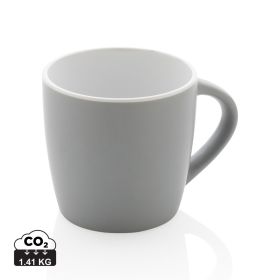 Ceramic mug with coloured inner 300ml Grey