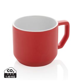 Ceramic modern mug 350ml Red