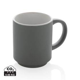 Ceramic stackable mug 180ml Grey