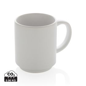 Ceramic stackable mug 180ml White