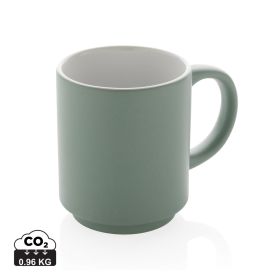 Ceramic stackable mug 180ml Green