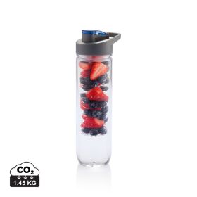Water bottle with infuser Blue