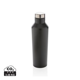 Modern vacuum stainless steel water bottle Black