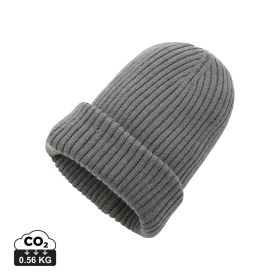 Impact AWARE™  Polylana® double knitted beanie Dark grey