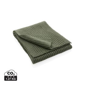 Impact AWARE™ Polylana® knitted scarf 180 x 25cm Green