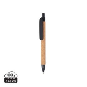 Write wheatstraw and cork pen Black
