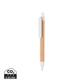 Write wheatstraw and cork pen White
