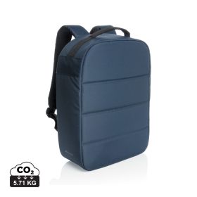 Impact AWARE™ RPET anti-theft 15.6" laptop backpack Navy Blue
