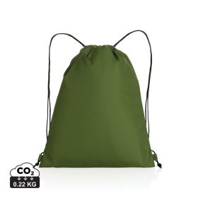 Impact AWARE™ RPET 190T drawstring bag Green