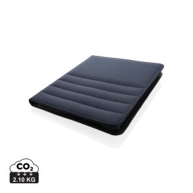 Impact AWARE™ RPET A4 portfolio with zipper Navy Blue