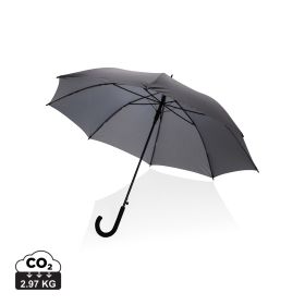23" Impact AWARE™ RPET 190T standard auto open umbrella anthracite