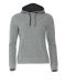Classic Hoody Women Grey Melange