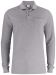 Basic Polo Pocket L/S Grey Melange