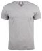 Basic-T V-neck Grey Melange