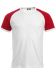 Raglan-T White/Red