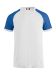 Raglan-T White/Royal Blue