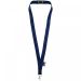 Tom recycled PET lanyard with breakaway closure navy