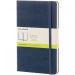Moleskine Classic L hard cover notebook - plain Sapphire blue
