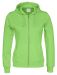 Full Zip Hood Lady Green