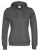 Full Zip Hood Lady Charcoal