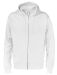 Full Zip Hood Man White