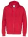 Full Zip Hood Man Red
