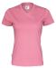 T-shirt V-neck Lady Pink
