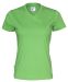T-shirt V-neck Lady Green
