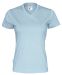 T-shirt V-neck Lady Sky Blue