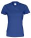 T-shirt V-neck Lady Royal