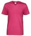 T-shirt V-neck Man Dk Cerise