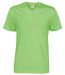 T-shirt V-neck Man Green