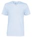T-shirt V-neck Man Sky Blue
