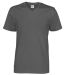 T-shirt V-neck Man Charcoal