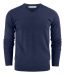 Ashland V
Knitted Sweater Men blue melange