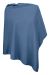 Poncho Women One Size denim melange