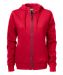 Overhead 
Sweater Full Zip Women Red