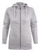 Overhead 
Sweater Full Zip Women grey melange