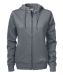 Overhead 
Sweater Full Zip Women Steel Grey