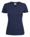 Heavy V-neck
T-Shirt Women Navy