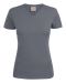 Heavy V-neck
T-Shirt Women Steel Grey