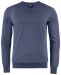 Oakville V-neck Men Navy Melange
