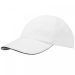 Morion 6 panel GRS recycled cool fit sandwich cap White