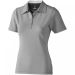 Markham short sleeve women's stretch polo Grey melange