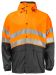 6431 RAIN JACKET SHORT EN ISO 20471 CLASS 3/2 Orange/Black