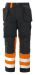 6502 WAISTPANTS EN ISO 20471 CLASS 1 Orange/Black