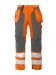 6506 WAISTPANTS EN ISO 20471 CLASS 2 Orange/Grey
